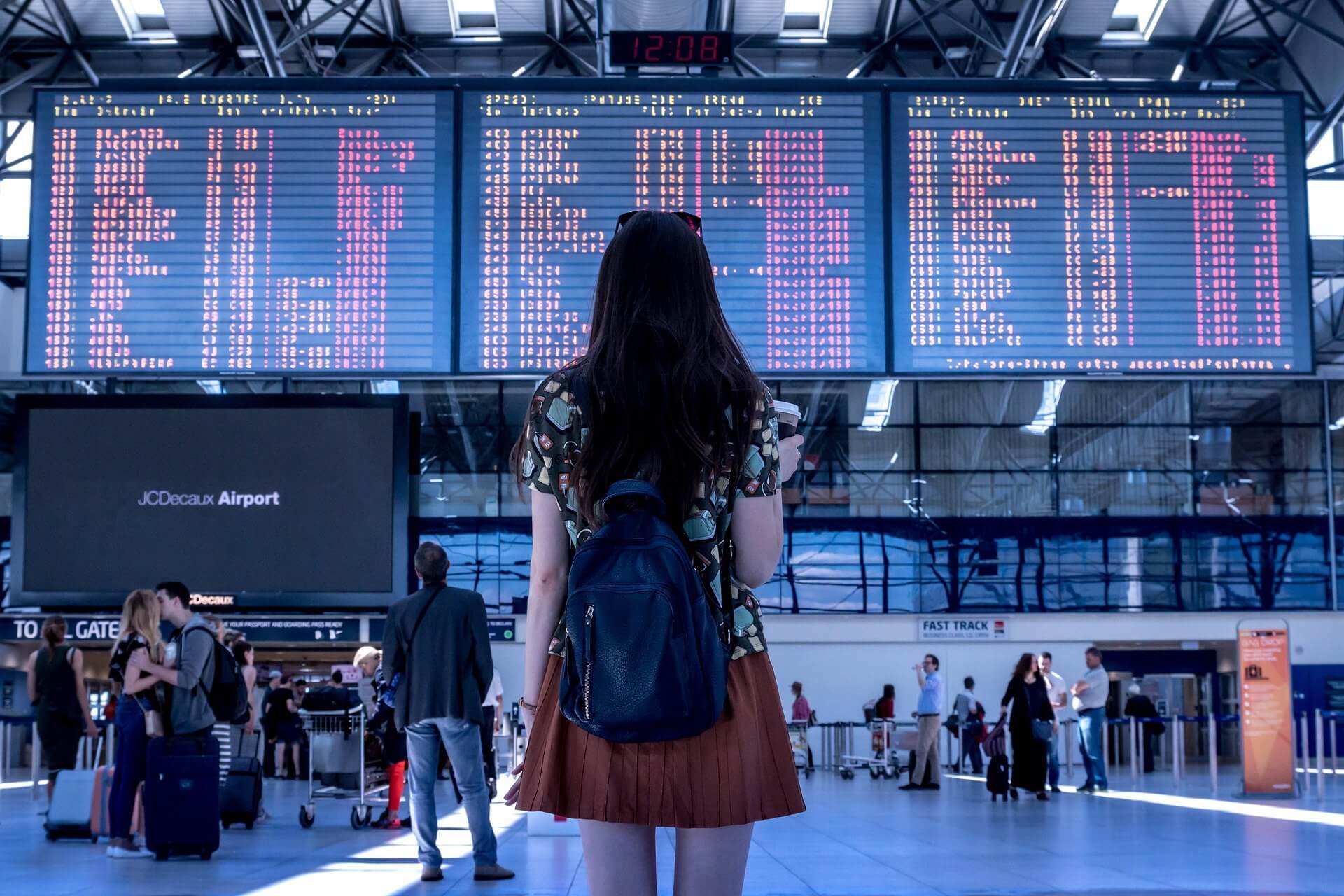 Nachwuchs am Flughafen